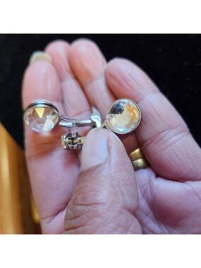 Swarovski 2-sided Crystal Cufflinks